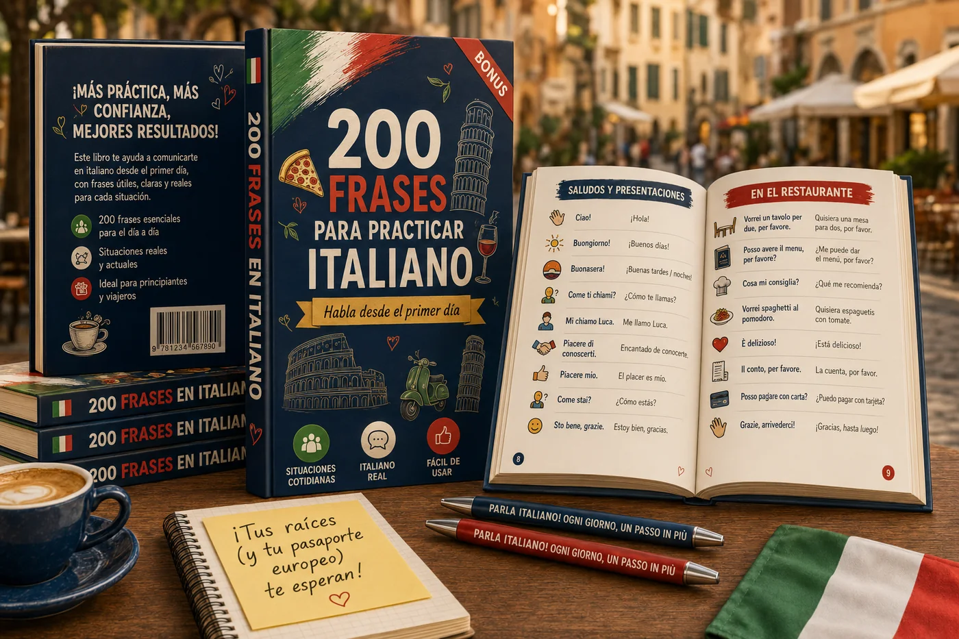 200 Frases para Practicar Italiano