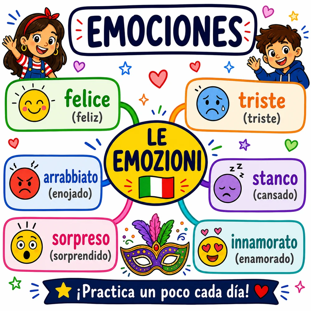 Mapa mental: verbo ESSERE