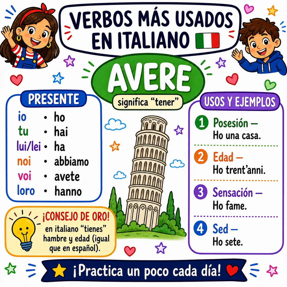 Mapa mental: verbo FARE